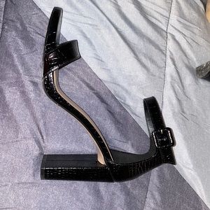 Black high heels